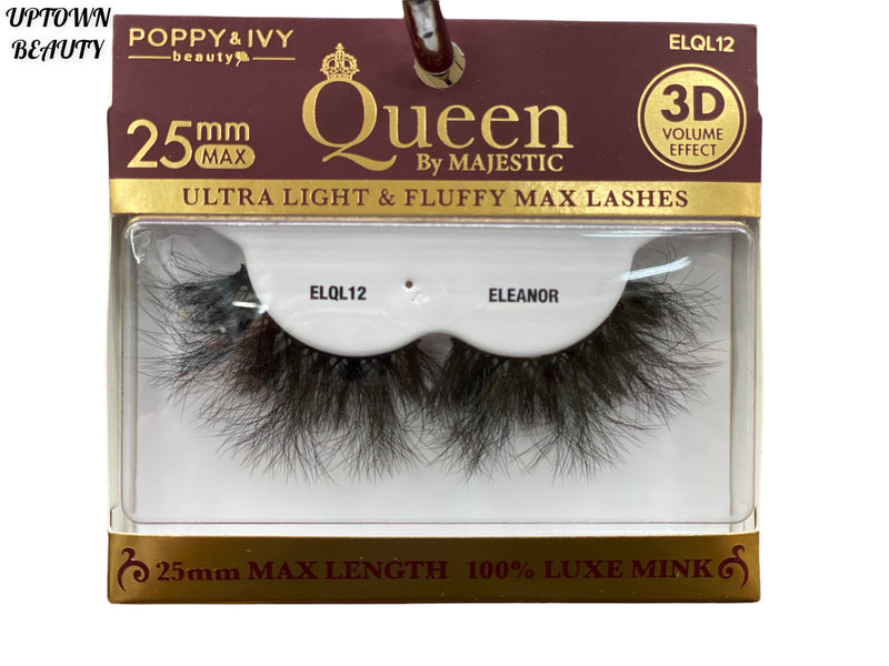 (NEW) Poppy&Ivy  Queen By Majestic 3D Volume 25mm - ELQL12 ELEANOR