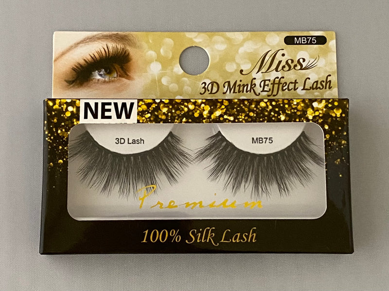 (NEW) Miss Lashes 3D Mink Effect Lash - MB75