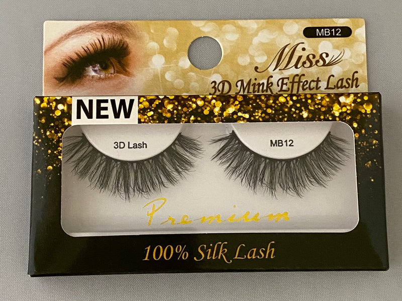 (NEW) Miss Lashes 3D Mink Effect Lash - MB12