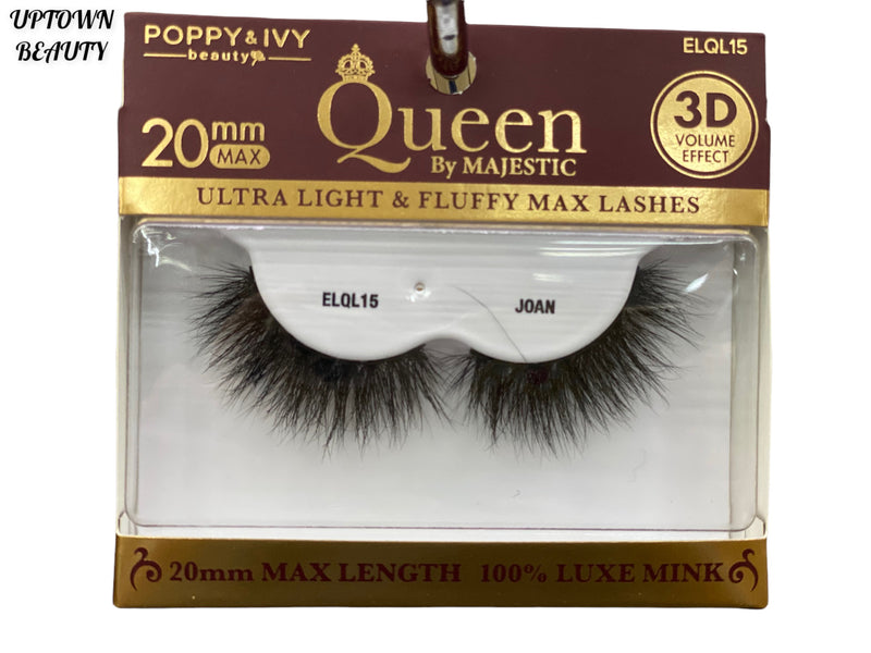 (NEW) Poppy&Ivy  Queen By Majestic 3D Volume 25mm - ELQL15 JOAN